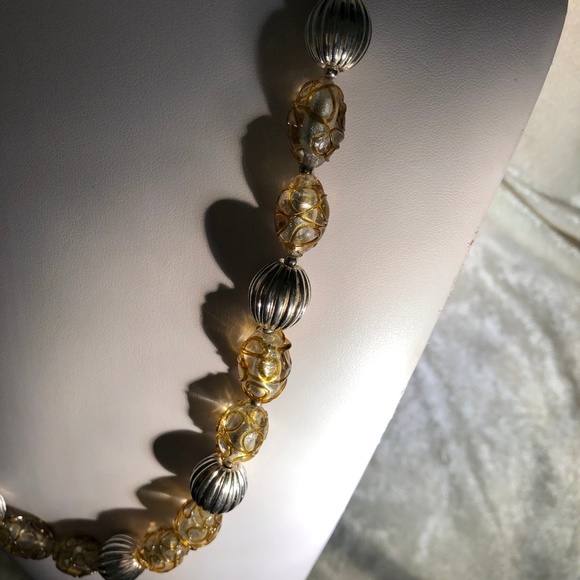 ARTE D`ARGENTO STERLING  24" MURANO GLASS NECKLACE - Picture 2 of 5